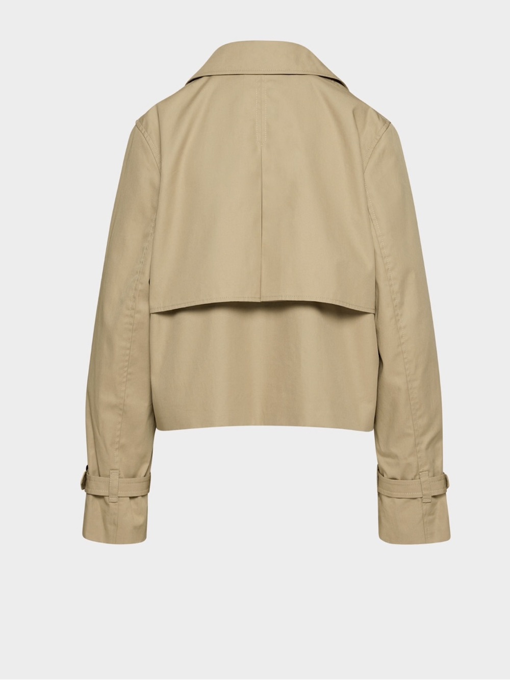 Aritzia NWT The Esquire Short Trench Coat Wicker Tan Size Small - Picture 6 of 16